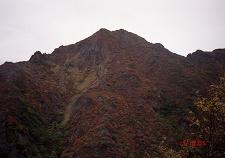 峰の茶屋跡20分手前から朝日岳