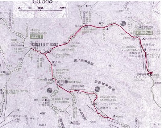 昭文社の地図（1994年）の部分コピー