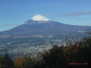 乙女茶屋から富士山