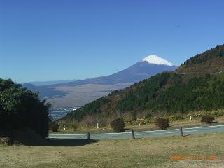 展望台から富士山