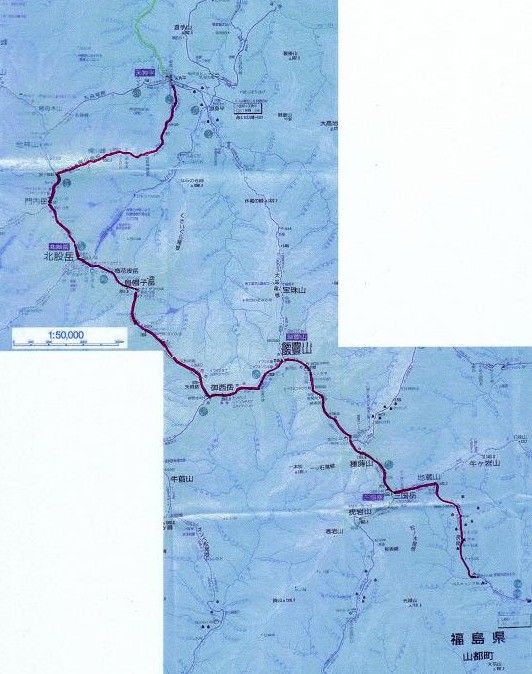 昭文社の１９９２年の地図の部分コピー