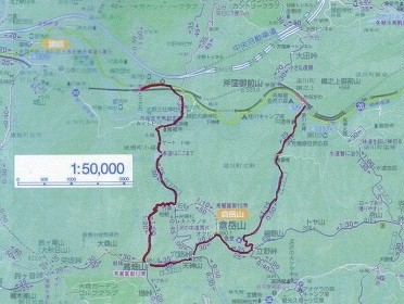 昭文社の地図２０１０年陣馬・高尾の部分コピー